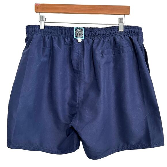 Exist USA Flag Swim Trunks XL Navy 5" Inseam Beach America Patriotic Blue Casual - Picture 4 of 10